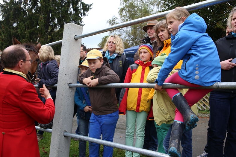 Besuch bei der Schleppjagd