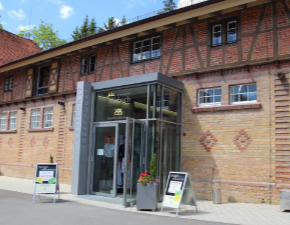 Eingang zum Gestütsshop