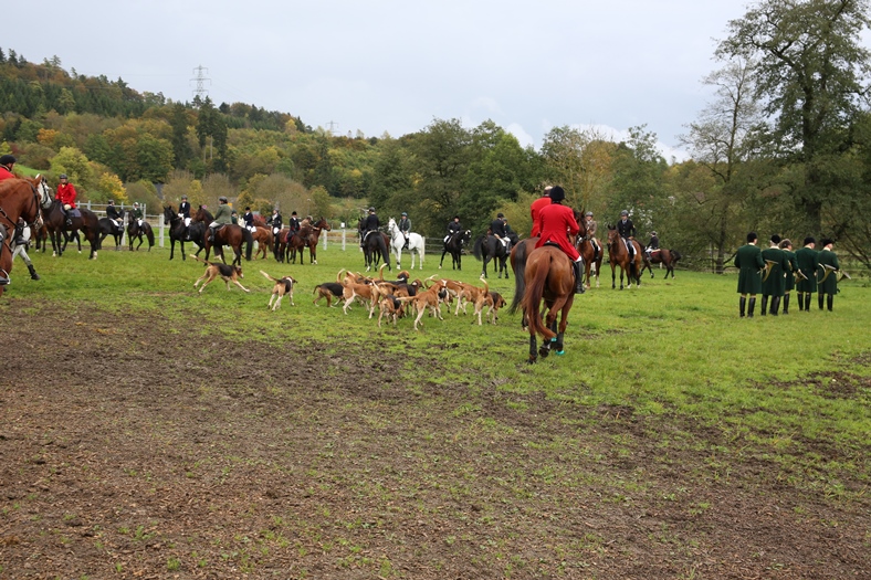 Besuch bei der Schleppjagd